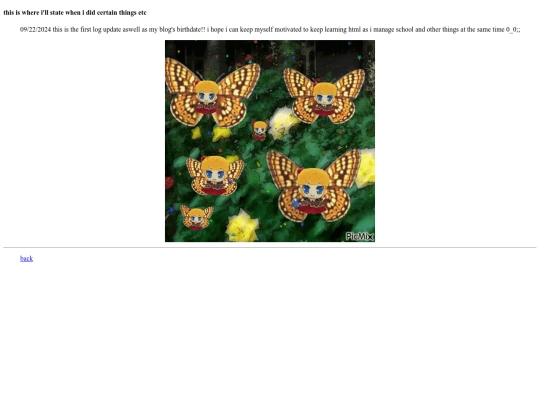 log screenshot
