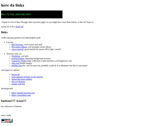 links screenshot