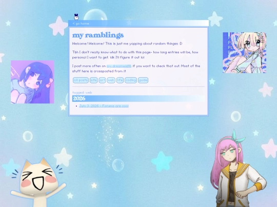 ramblings/tagged/web screenshot