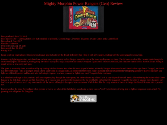 Mighty_Morphin_Power_Rangers_Gen_review screenshot