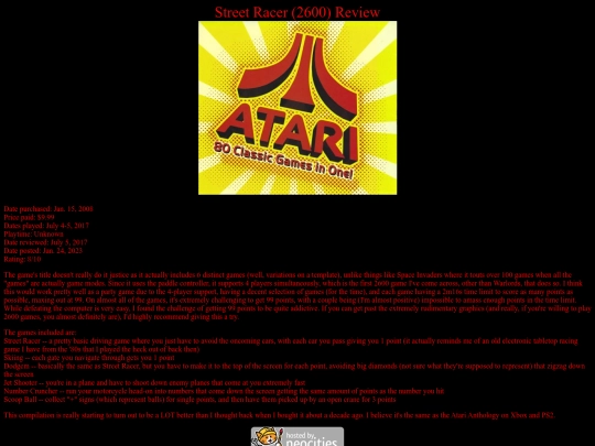 Street_Racer_2600_review screenshot