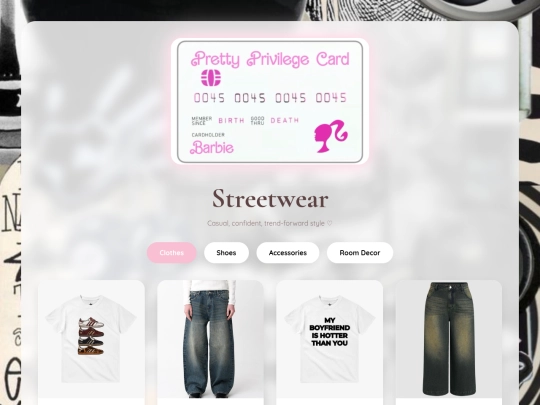 streetwear screenshot