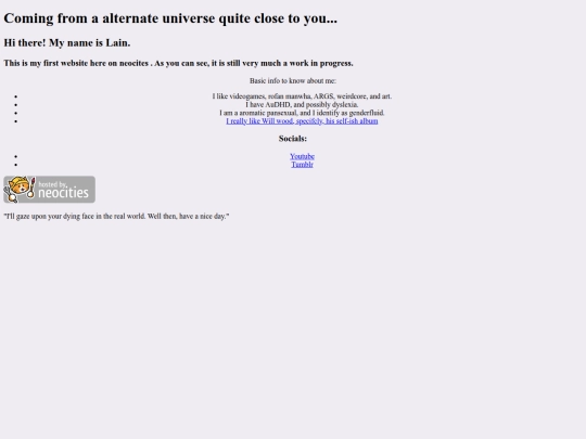 index screenshot