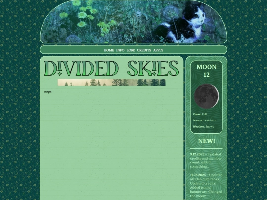 info screenshot