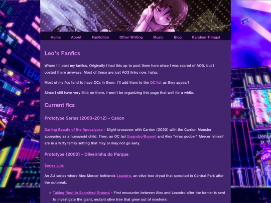 fanfic screenshot