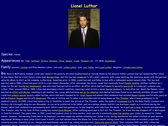cast/Lionel screenshot