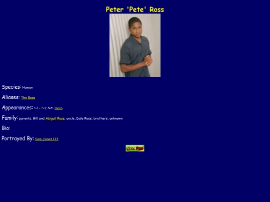 cast/Pete screenshot