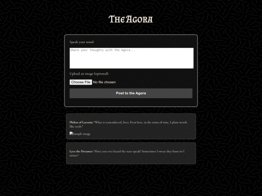 agora/agora screenshot