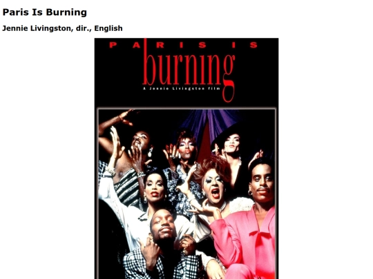 Movie Reviews/Parisisburning screenshot