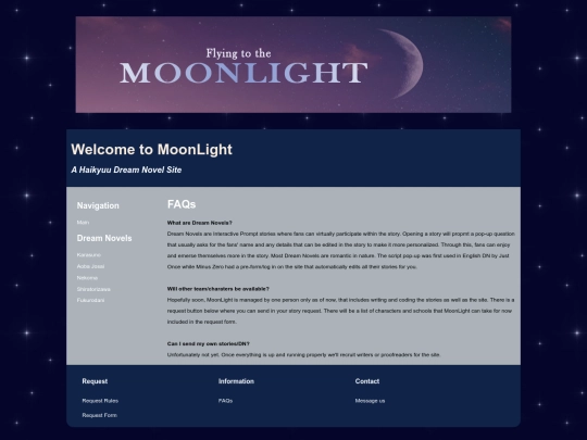 FAQ screenshot