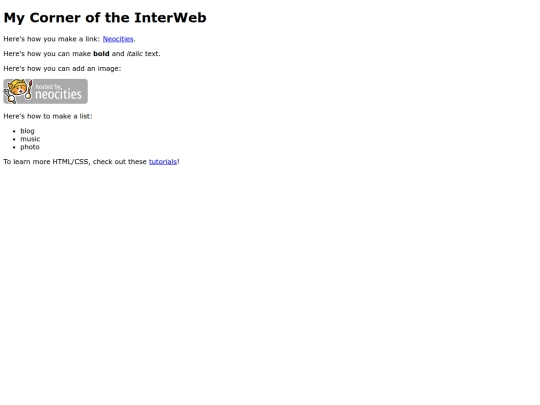 index screenshot
