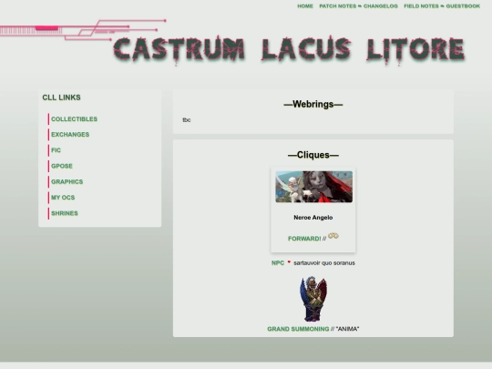 webringsandcliques screenshot