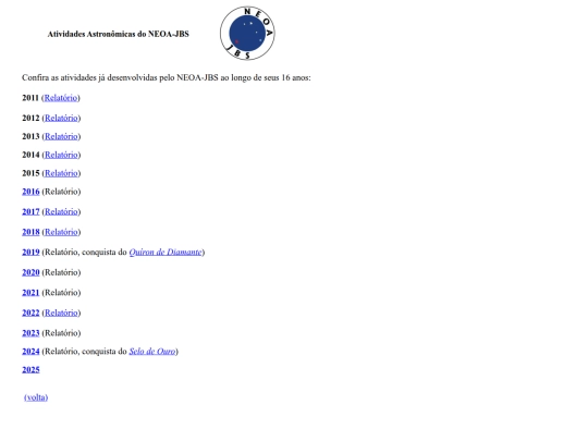 neoa/atividades screenshot