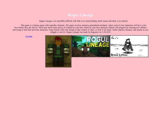 Rogue-Lineage screenshot