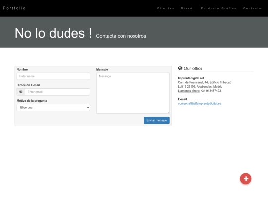 Pagina-Contacto screenshot