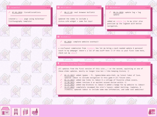 updates screenshot