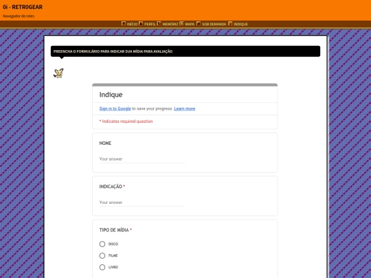 indique screenshot