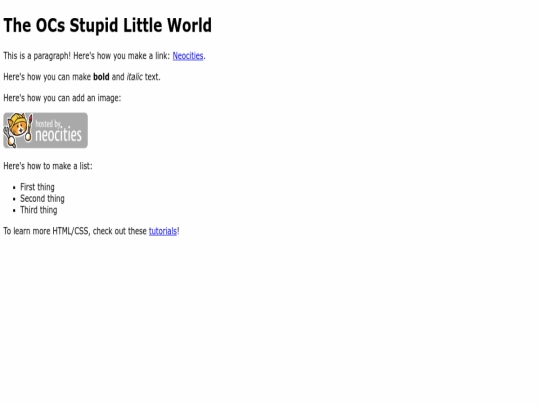 index screenshot