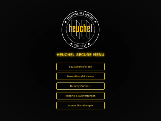 menu screenshot