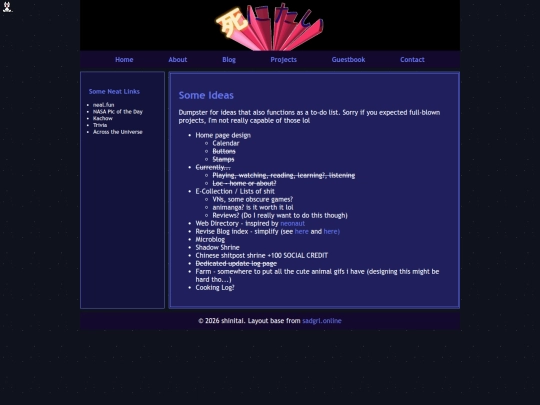 projects screenshot