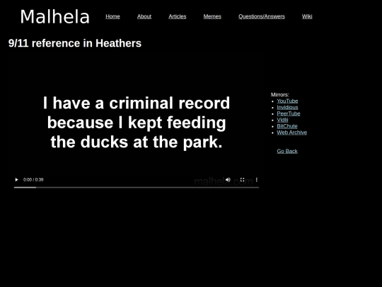 memes/heathers screenshot