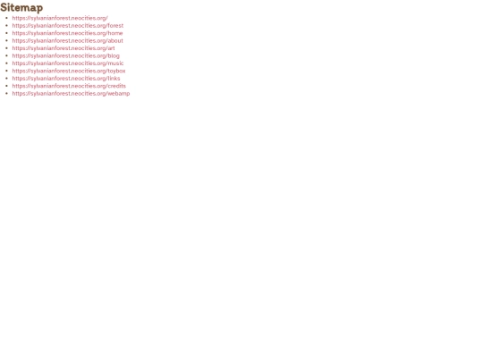 sitemap screenshot