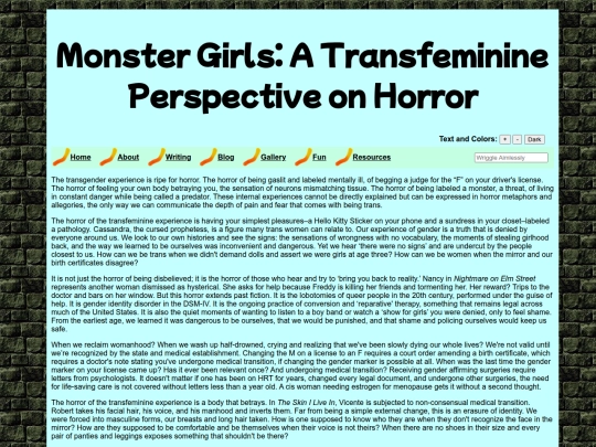 transfemininehorror screenshot