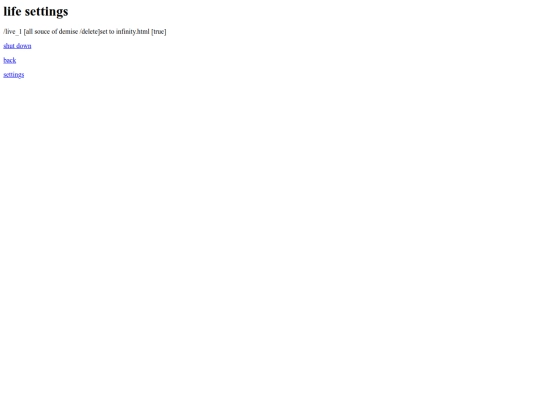 life_settings screenshot