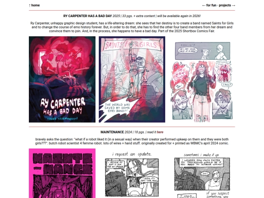 page/comics screenshot