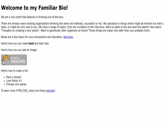 index screenshot