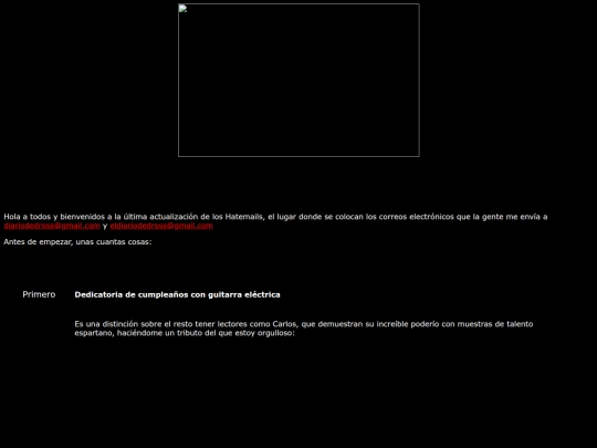 dross/Hatemails/2009/Hatemails_Julio_2009 screenshot
