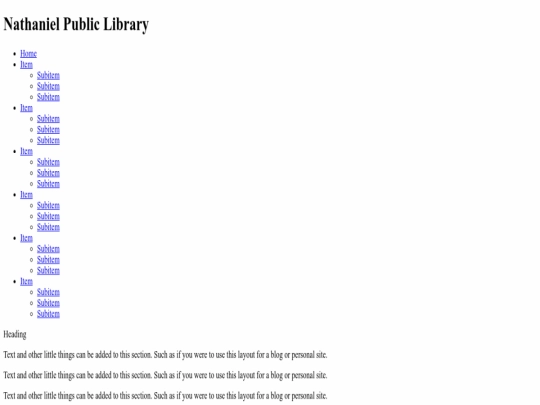 index screenshot