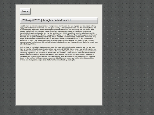 thought-entries/hedonism screenshot