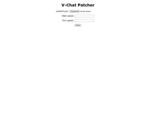 vpatcher screenshot