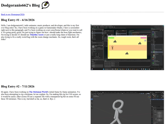blog screenshot