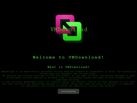 Virtual Machine/Main_Page screenshot