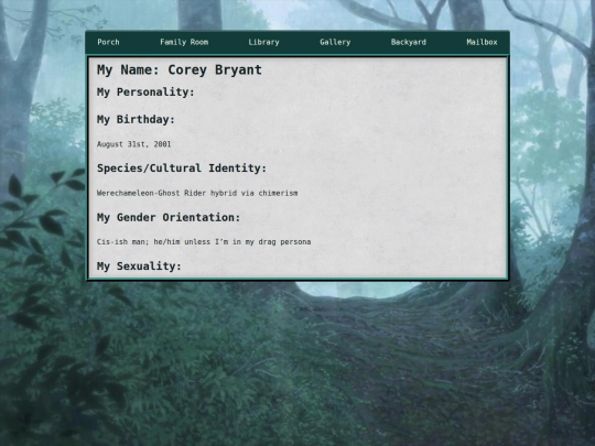 bios/youngins/Corey screenshot