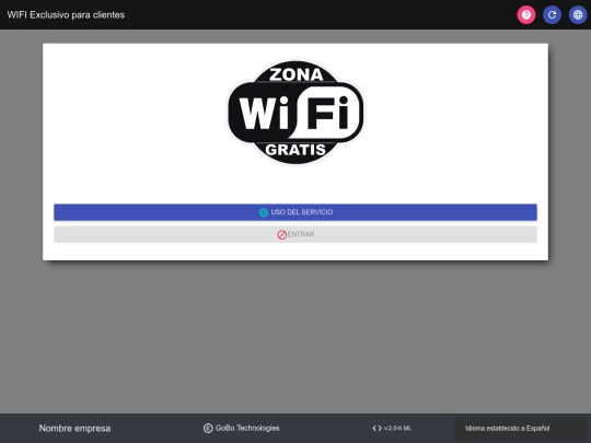 wifi-social/login screenshot