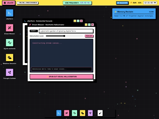vibeos_the_hallucinated_operating_system screenshot