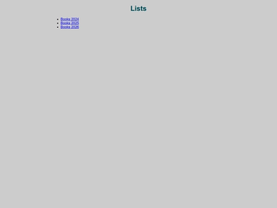 lists screenshot