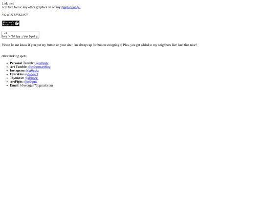links screenshot