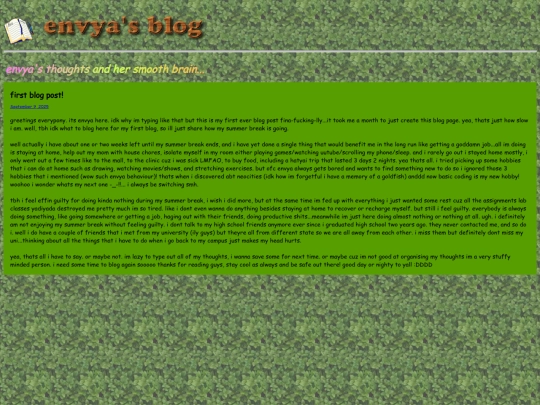 blog screenshot