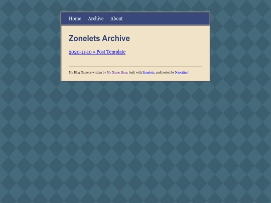 archive screenshot