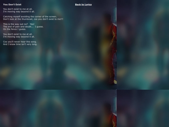 lyrics-you-dont-exist screenshot