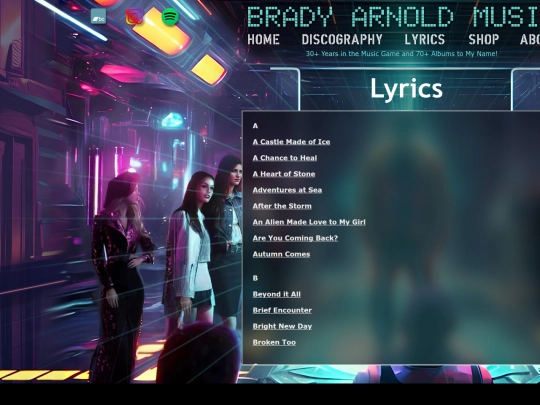 lyrics screenshot