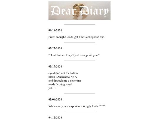 deardiary screenshot