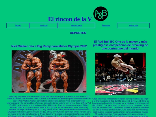 deportes screenshot