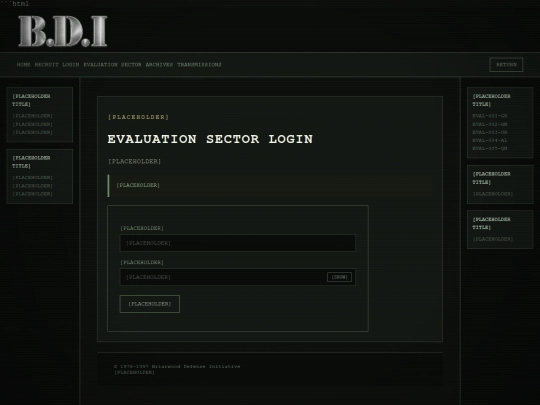eval-login screenshot