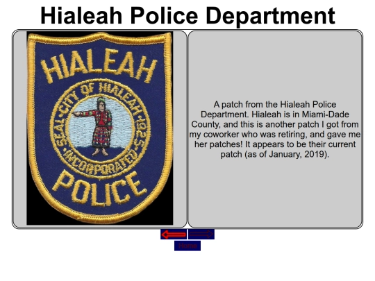 BigBluePatchBoard/HialeahFLPD screenshot