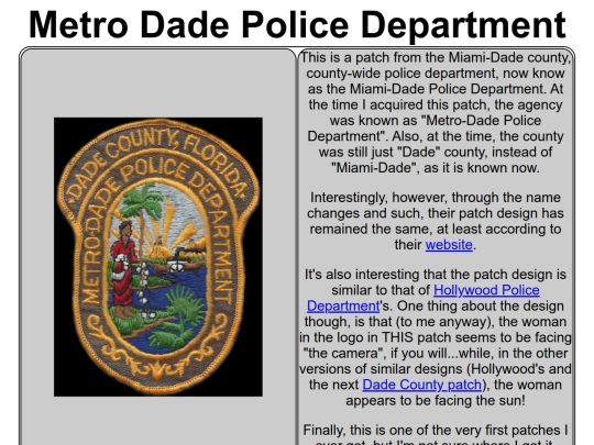 BigBluePatchBoard/MetroDadeFLPD_1 screenshot